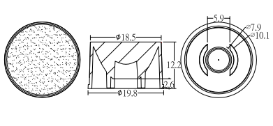 19.8mm砂面