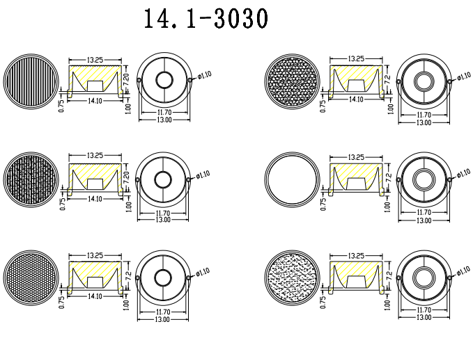 14mm斜珠面I(偏光5°)